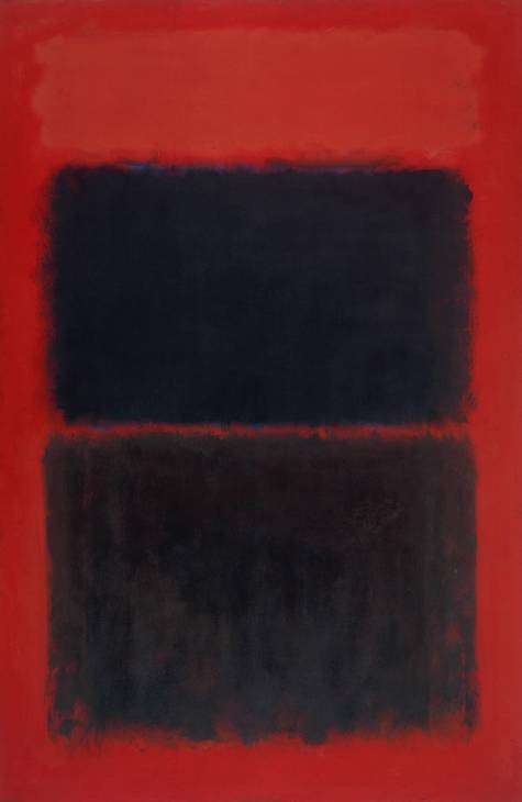 justacreativemisfit:  Light Red Over Black  1957Mark Rothko  