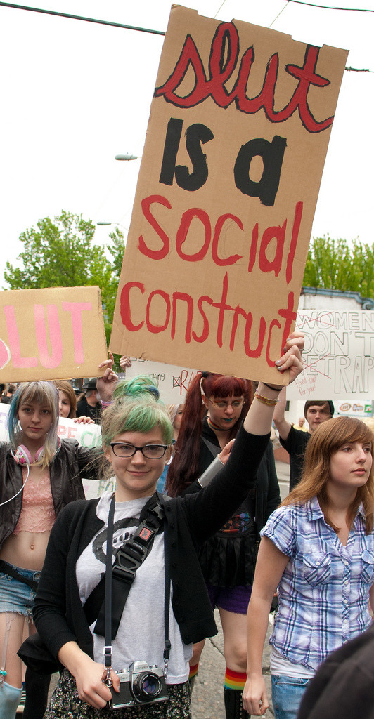 isithotinhere:  themuckofages:  Photos from the Seattle Slutwalk by Blueberry666