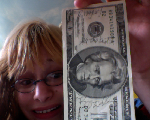stuff-and-shenanigans:  ANDREW JACKSON (BENJAMIN WALKER) SIGNED MY $20 BILL. YOU