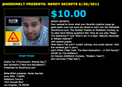 If You&Amp;Rsquo;Re In The La Area, Please Come See Me @Nerdmelt! There&Amp;Rsquo;S