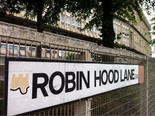 “Robin Hood Lane” in East London: Ironically one of the most deprived social housing estates I’ve se