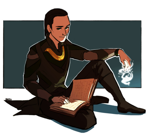 sairobee: Completely self-indulgent distraction! Loki being a great big book nerd is one of my favor