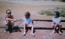 Ay young, I was fresh even back then, sheesh! Shades, outfit&hellip;ouch! My sisters looking clean too!