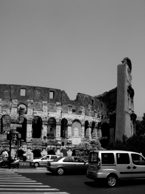 How the modern clashes with the ancient&hellip;Photo: Amy M. Rome, Italy. 2008.