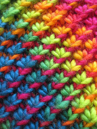 pipco:  Rainbow bird of paradise scarf! by torreadora