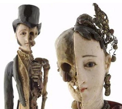 gothiccharmschool:  Memento mori dolls, via