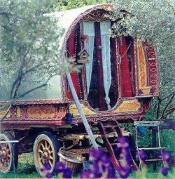 My grandad came from a Romany family. I fancy that&rsquo;s why i really want to live in a gypsy caravan.
