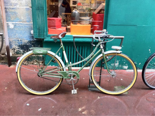 afrormosia:  Motoconfort bicycle, Tours.