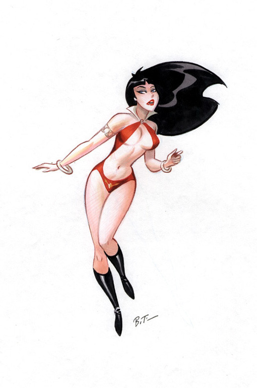 buddhazooka:  Vampirella by Bruce Timm 