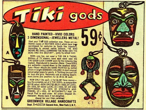 Sex vintagemarlene:  tiki gods, only 59c. try pictures