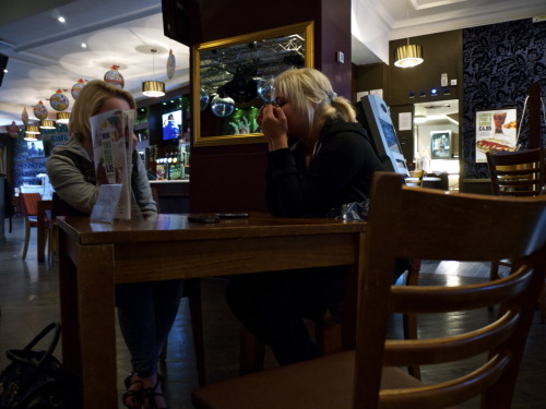 5aday-ellieh:   Day 3. 22nd June 2011.  Went to go & meet up with two of my best friends Eleanor & Loo. They’re the funniest, most honest & caring people I think I will ever meet. I love how we can sit in a pub all day and just talk about