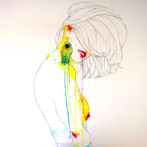 autoentropy:  Conrad Roset makes the most gorgeous watercolor illustrations. And the – what might seem – random splash of color just gives it that finishing touch. 