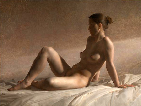 paperimages:Jacob Collins  Seated Nude, 2011