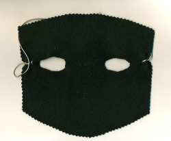 atelcs:  Felt Mask.  Implied Violence for the Donau Festival. Krems, Austria, 2009.  Made by Anna Telcs with Ryan Mitchell 