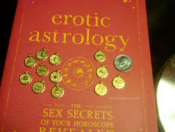 sexstrologyy:  My First Giveaway! Since this is my first giveaway ever, i’m going to keep the prizes small and keep everything as simple as I can: One Grand Prize winner: Erotic Astrology by Phyllis Vega and a zodiac pendant. 11 Second Place winners: