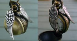 wickedclothes:  GIVEAWAY: GOLDEN SNITCH WATCH-NECKLACE!