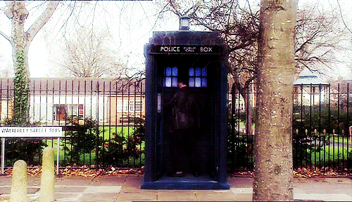 a-cumberbatch-of-cookies:kahlans: #That awkward moment when a police box is the right size on the in