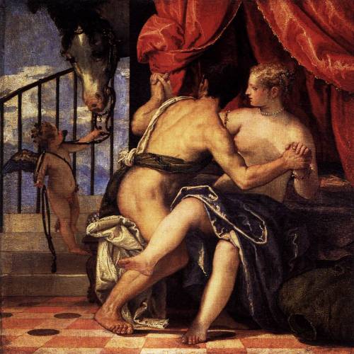 Paolo Veronese, Venus and Mars with Cupid and a Horse, 1575, oil on canvas. 