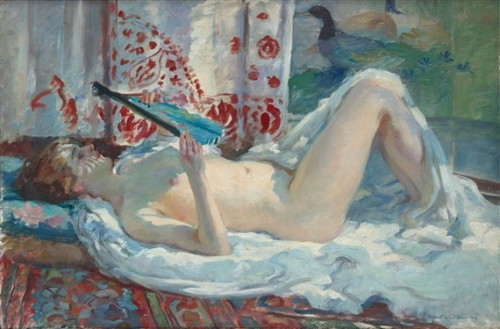 paperimages:  Rupert Bunny, Sunbath 