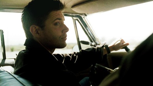 Classic – the boy, the car, the look.  