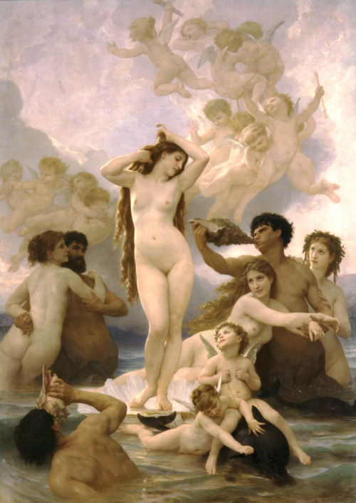 William-Adolphe Bouguereau, The Birth of Venus (La Naissance de Vénus), 1879, oil on canvas