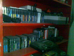 My NES and Sega Genesis collection&hellip; I love it.