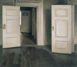  White Doors - Vilhelm Hammershøi, 1905 