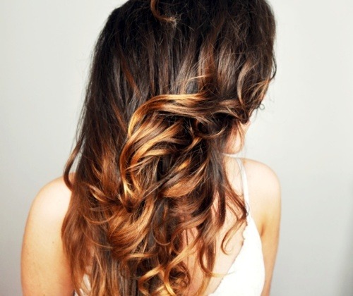 Light blonde ombre hair