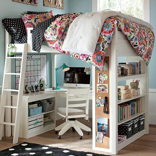 Creative desks for teens room girl