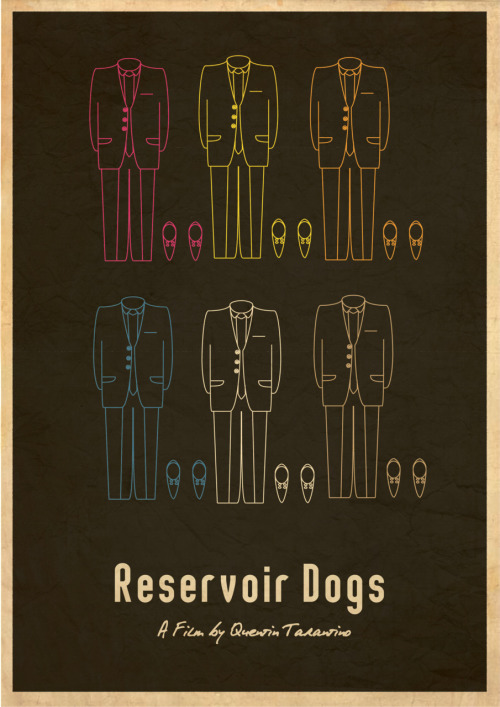fuckyeahmovieposters: Reservoir Dogs Made and submitted by Måsse Hjeltman