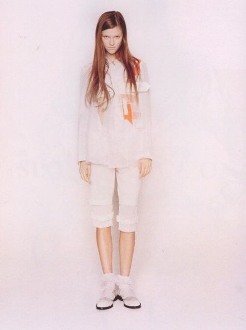 Kasia Struss wearing Comme des Garcons in Dazed and Confused by Xevi Muntane