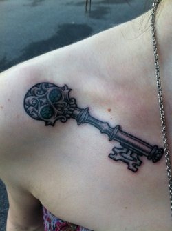 fuckyeahtattoos:  My “key of death” done