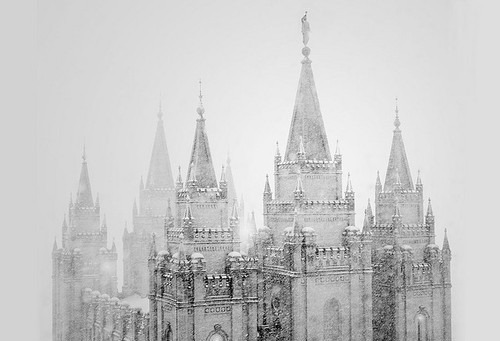 hauntingmidnight:  LDS Temple in downtown Salt Lake City, Utah, USA. 