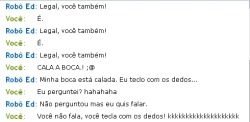  Te peguei Ed, kkkkkkkkkkkkkkkk.  