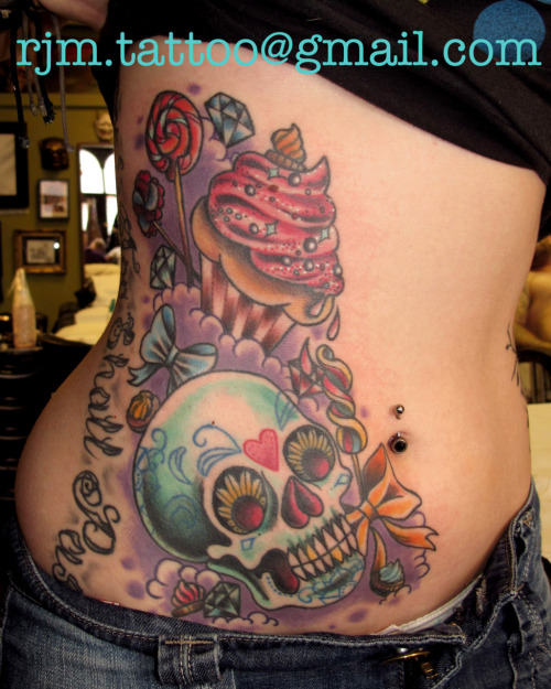 Cute sugar skull tattoos