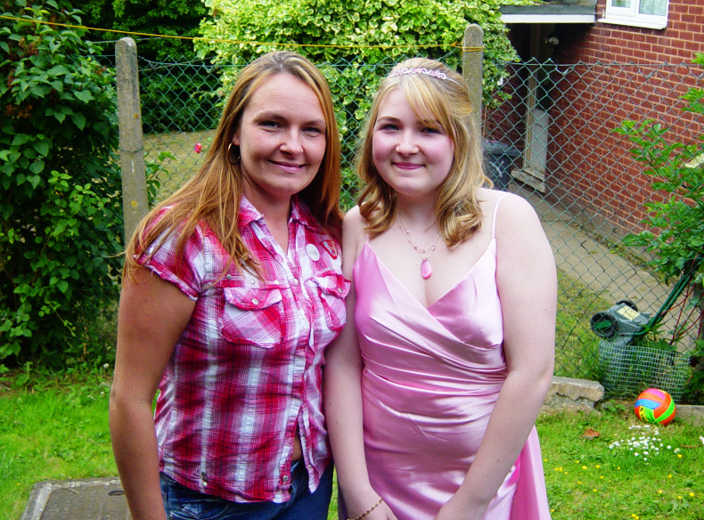 Me &amp; my mum before I went to prom &lt;3Yes I am very pale. I know.2006