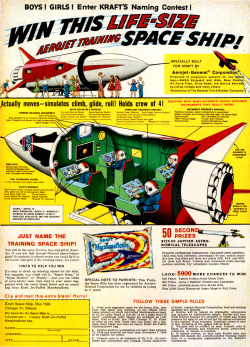 krumaland:  Kraft Marshmellows - Aerojet Training Space Ship Advertisment 