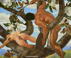 antonio-m:  MagnoliasWes Hempel(oil on canvas;