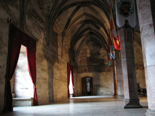 Interior of the Hunyad castle 