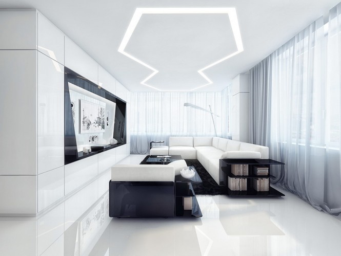 creatio-ex-materia:  Futuristic Apartment 