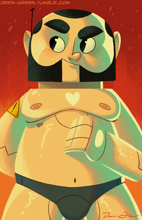 drew-green:Hey folks! Title:  Bearobot This isn’t too inappropriate for here, is it?  I didn’t think