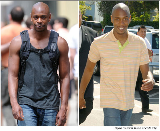 The Comic's Comic on Tumblr: TMZ's hard-hitting coverage of Dave Chappelle  hitting the gym hard. But. Um. Muscles make Dave sad. Sad Dave makes us sad.