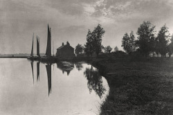 Cantley: Wherries Waiting for the Turn of the Tide photo by P.H. Emerson, 1884