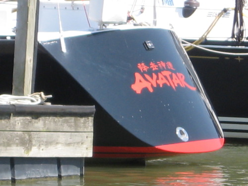 toph-appreciation-blog: immunetogravityandstuff: And look what I found in our marina. An Avatar: the