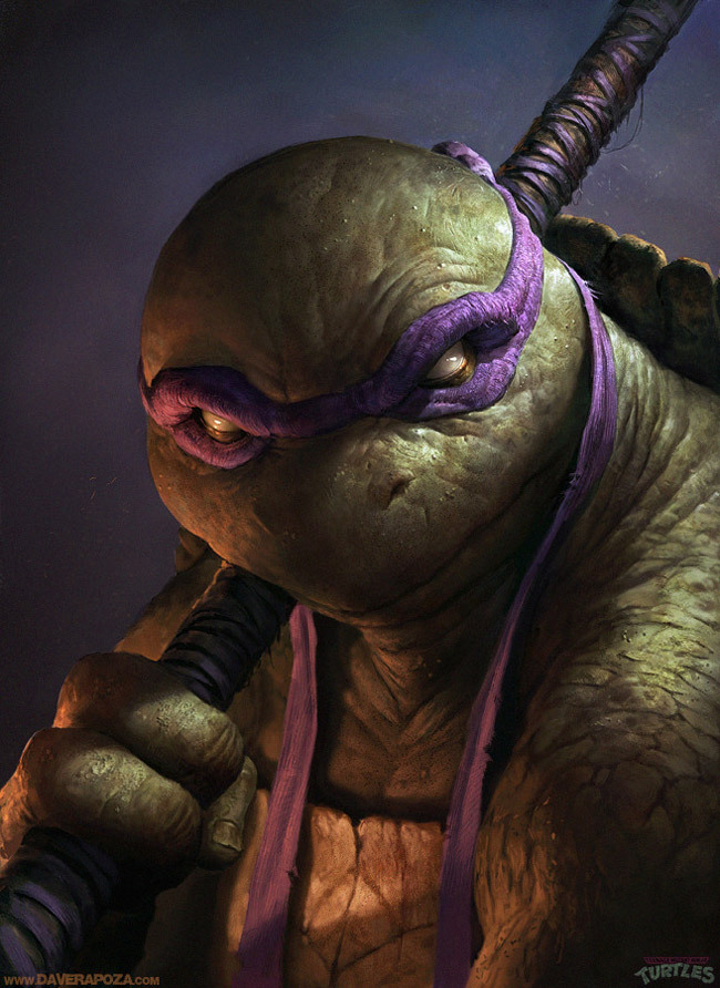 Dave Rapoza brings the most knowledgeable of the four Teenage Mutant Ninja Turtles to life with his new portrait fan art.
Pre-order a print from series 2 of his signed 18” x 24” TMNT art HERE.
Related Rampages: Leonardo |  April | Shredder...