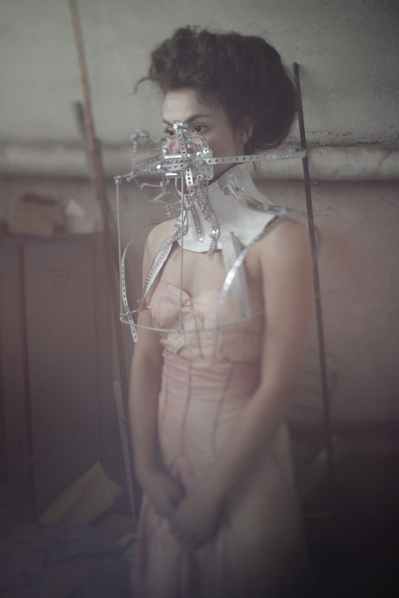 I love this hair and this mouth brace. vickiking:  Costume design and style Katarzyna