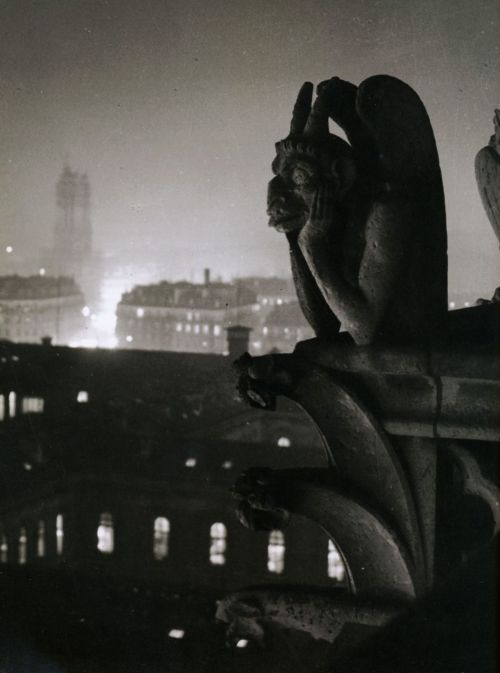 Porn liquidnight:  Brassaï Notre Dame Gargoyle photos