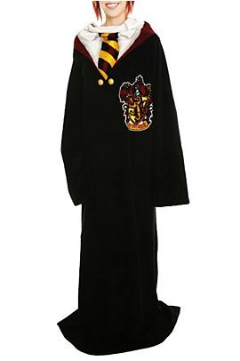 Um, can someone pleasepleaseplease buy this for me? ;o Lol. Just kidding.
Kinda.
http://www.hottopic.com/hottopic/PopCulture/HarryPotter/Harry-Potter-Gryffindor-Comfy-Throw-With-Sleeves-136814.jsp