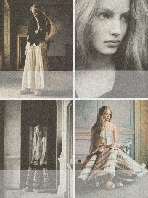moldavia:  Ruslana Korshunova in A Magazine curated by Yohji Yamamoto 