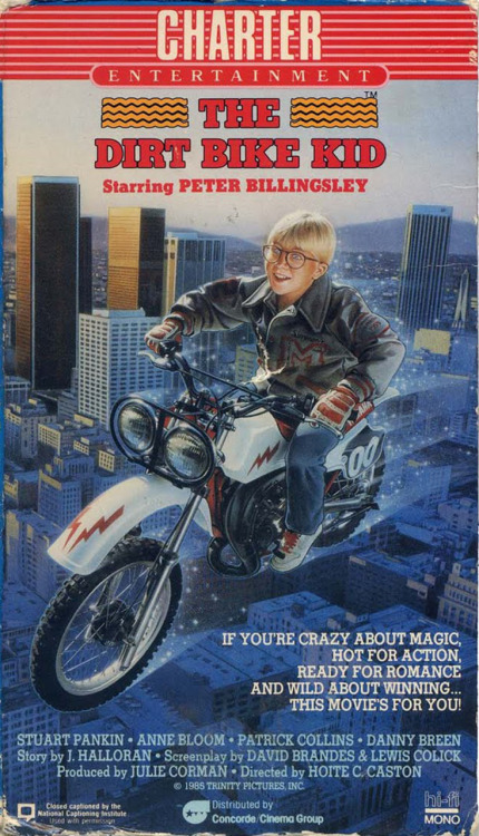  The Dirt Bike Kid (1985) VHS Rip IMDB Link props to original poster CM. 800mb xvid [.avi] 5 parts [